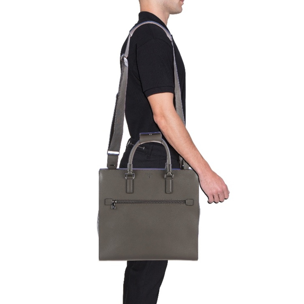 Serapian Saffiano Leather Tote